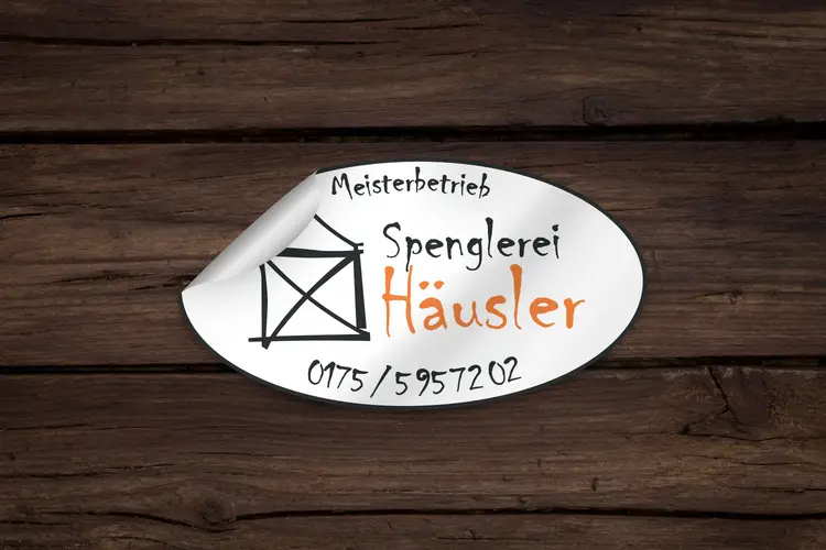 Spenglerei Häusler Riedering Aufkleber